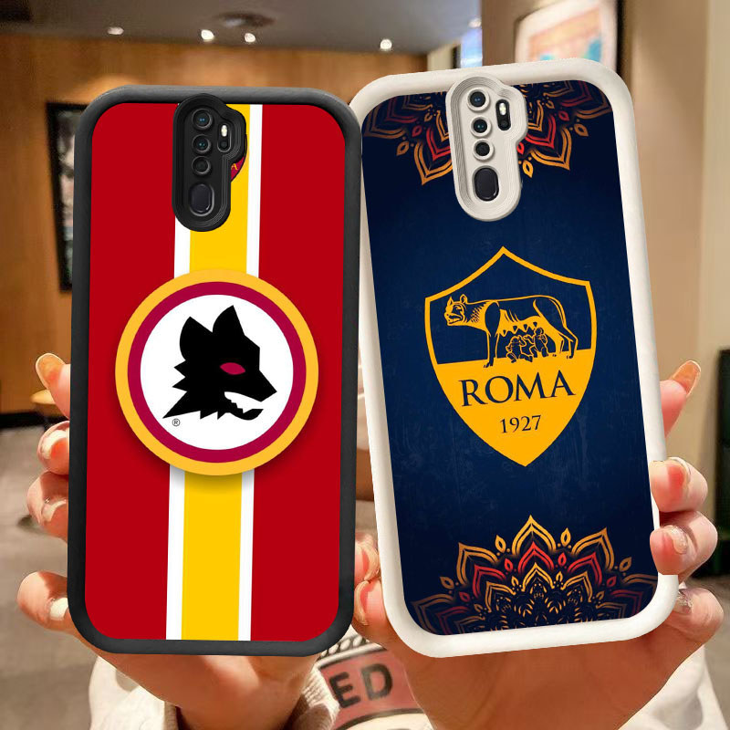 DJ-42 Roma ปลอกซิลิโคนสีดําและสีขาวสําหรับ OPPO Reno 8T A5 2Z F11 A9 2F 2020 Pro 5G