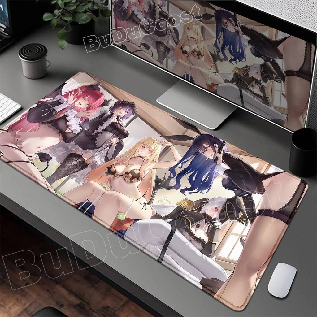 ใหม่อะนิเมะสาว Marin Kitagawa แผ่นรองเมาส์ Kawaii ตารางขนาดใหญ่ Deskmat XXL Mousepad เกม PC ลื่นอุปกรณ์เสริมพรม