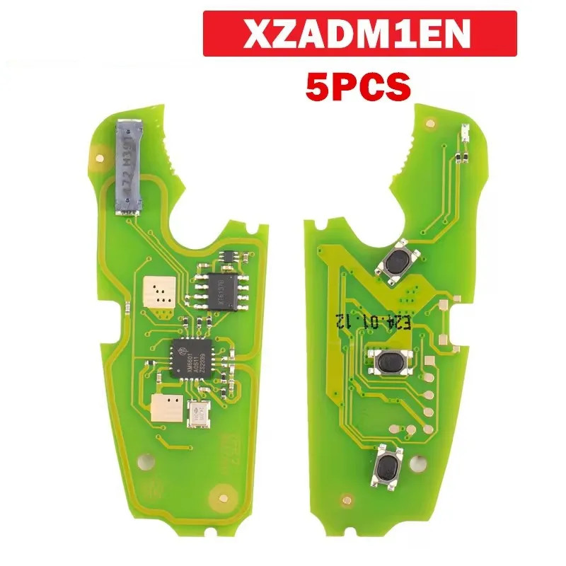5PCS Xhorse XZADM1EN with XT27B Super Chip MQB48 Special PCB Board 3 Buttons Exclusively for Audi M