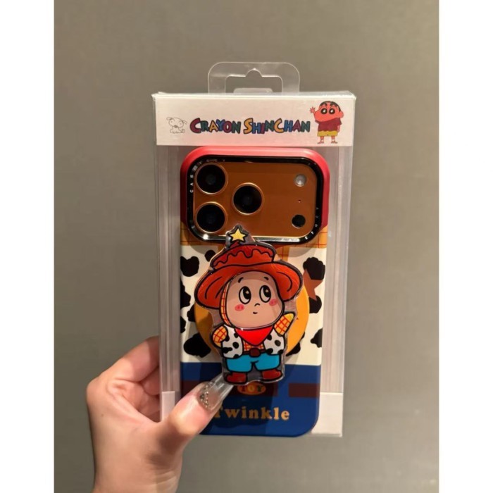 Magnetic Brown Bottom Toy Story Woody Dress Up เหมาะสําหรับ iPhone17promax Apple 16 เคสโทรศัพท์ 15 B