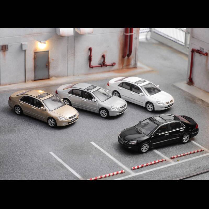 G GCD/DCT 1: 64 Honda Accord รุ่นที่ 7 รถครึ่งจําลองรถรุ่น