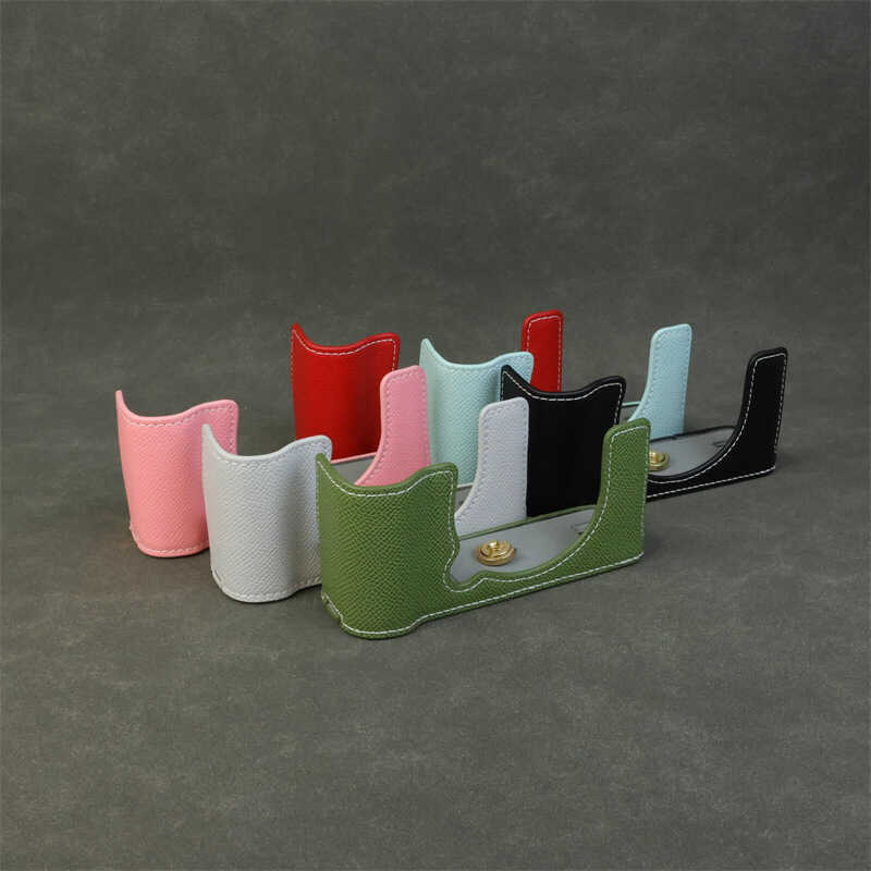 เหมาะสําหรับกระเป๋ากล้อง Fuji x-e5 เคสหนัง xe5 เคสป้องกัน xe5 ครึ่งฐานกรณี xe5 กรณี