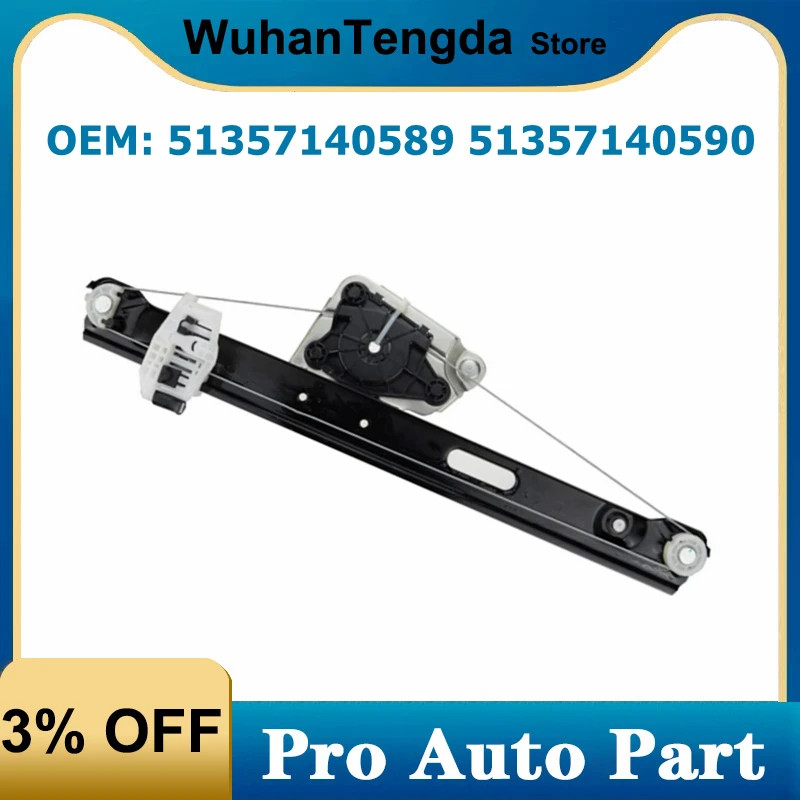 51357140589 51357140590 Car Left Right Rear Power Window Regulator for BMW 3' E90 E91 323i 325i 325