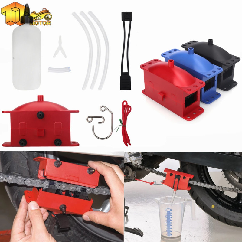 Motorcycle Chain Cleaner Cleaning Kit For Kawasaki Ninja 125 Z125 Z250SL 250R 300R Z300 Z400 400R K
