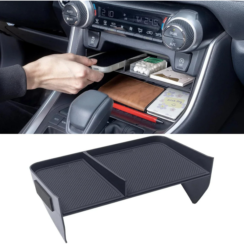 Console Organizer for Phones with Cases For 2019-2024 Toyota RAV4 & RAV4 Prime Accessories