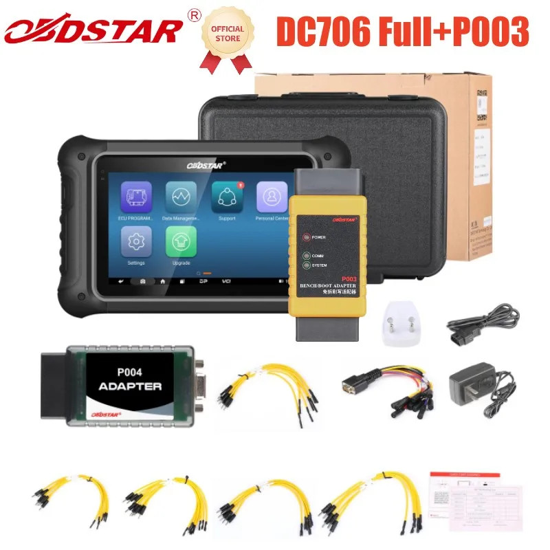 OBDSTAR DC706 ECU Full Version for Car and Motorcycle ECM & TCM & BODY & Clone by OBD or BENCH With