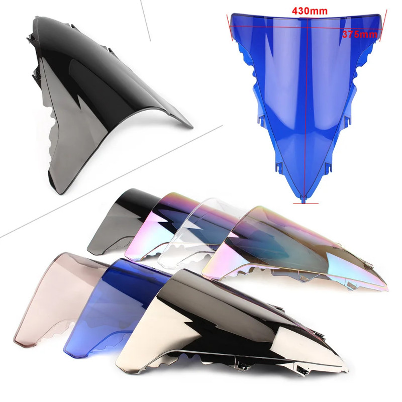 YZF-R1 2009-2014 Motorcycle ABS Windshield Windscreen Double Bubble For Yamaha YZF R1 1000 2009 201