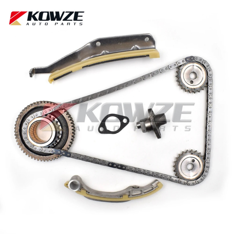 KOWZE SGXB-4M41T Timing Chain Repair Kit 7 Parts for Mitsubishi Pajero 4M41 2006-2016