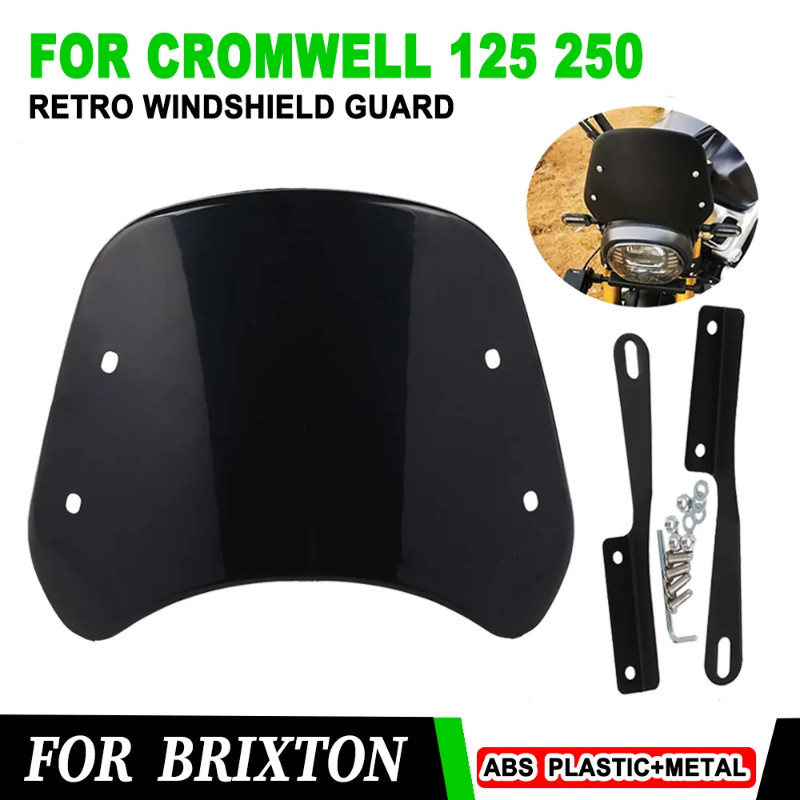 For Brixton Cromwell 125 250 BX125 BX125R  BX150 Accessories Windshield Wind Deflector Windscreen F