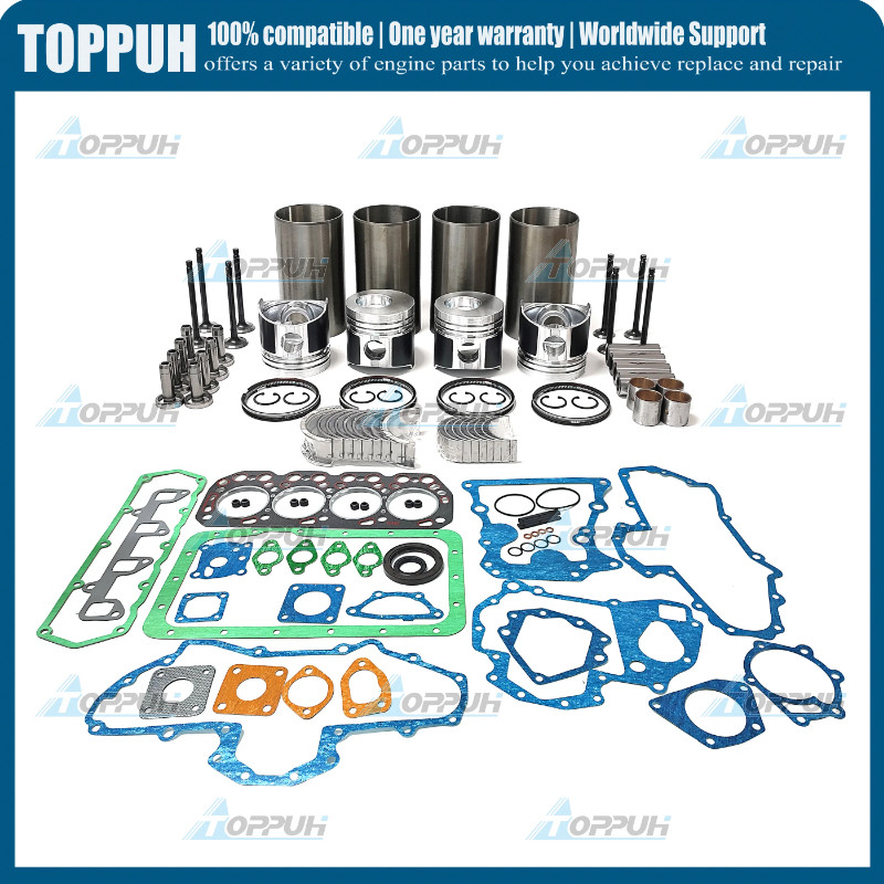 K4M Engine Rebuild Kit With Piston Rings Engine Valve Bearings Gasket Set For Mitsubishi