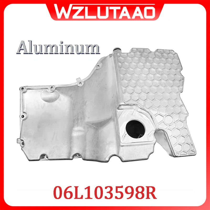 06L103598R Aluminum Engine Bottom Oil Pan Lower Piece 06L103598S For Audi A4 A5 A6 A7 A8 Q5L Q7 Q8