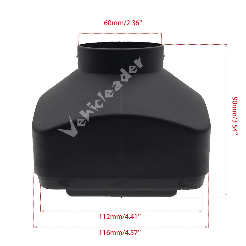2pcs 2KW Heater 60mm Single One Hole Air Outlet Vent Cover For Car Truck Air Diesel Parking Heater