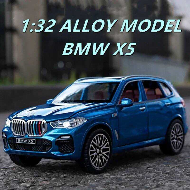 C 1:32 BMW X5 S Alloy Car Model Diecasts & Toy Vehicles Metal Model Simulation Sound And Light Coll