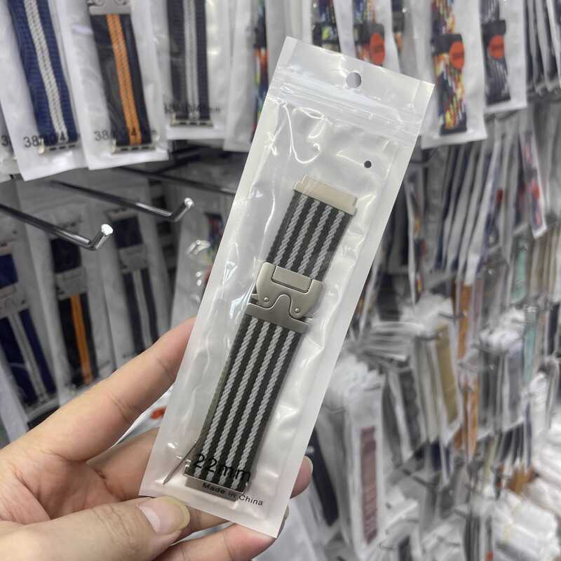 Huaqiang North Preferred เหมาะสําหรับ Huawei GT54 ร่มหัวเข็มขัดถักสายพรีเมี่ยม Watch3 Glory 4Pro สาย