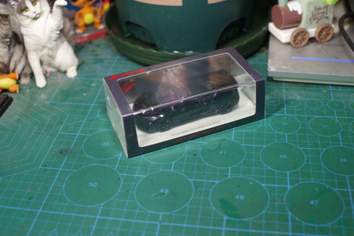 SPARK รุ่น 1/43 corvette CHEVROLET corvette C8 2019 สีดํา