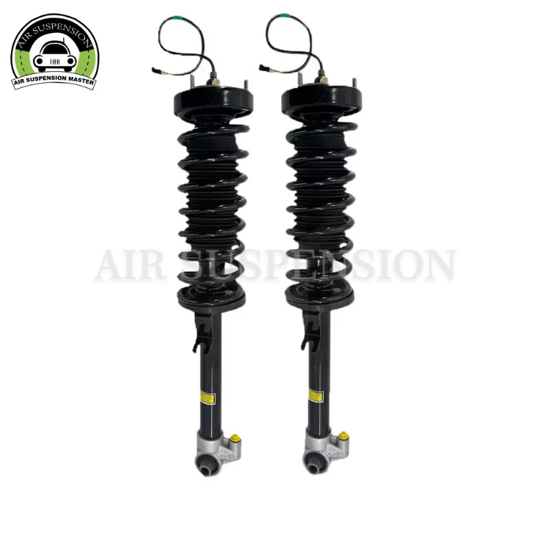 2pcs Rear Shock Struts Spring Assys w/EDC For 1995-2001 BMW E38 740i 740iL 750iL 37121091571, 37121