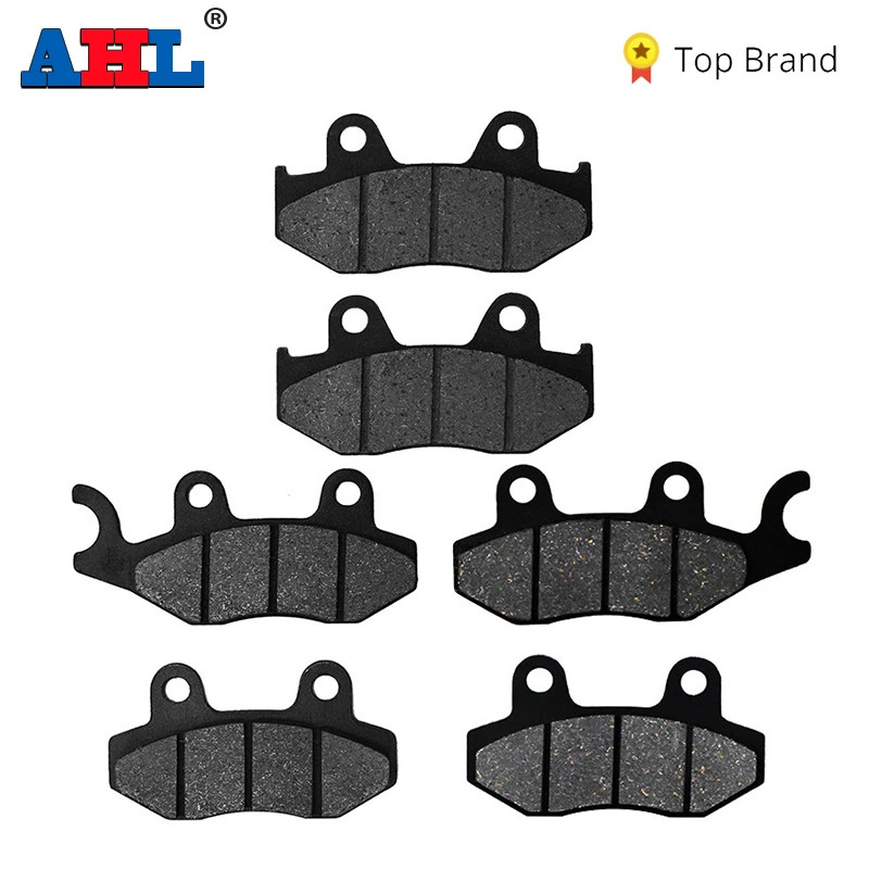 AHL Motorcycle Front Rear Brake Pads for Yamaha YFZ450 YFZ 450 ATV YFZ450R YFZ 450R YFM700 Raptor Y