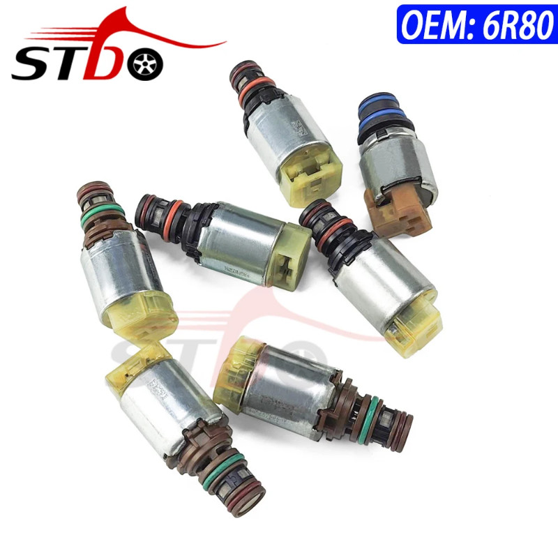 New 6R80 6F35 6F15 Transmission Valve Body Solenoids Kit For Ford Explorer Ranger Mustang Territory