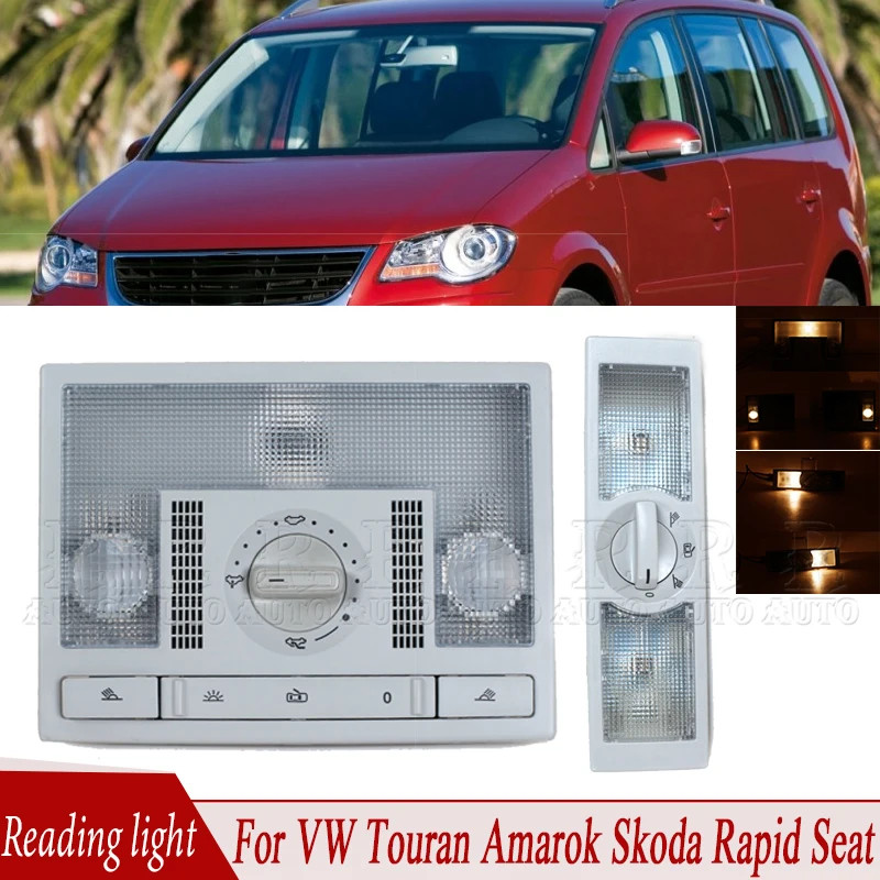 Car Reading Light Lamp Switch 6Q0959613A 6Q0959613A 6Q0947291A For VW Touran Amarok Golf Jetta Polo