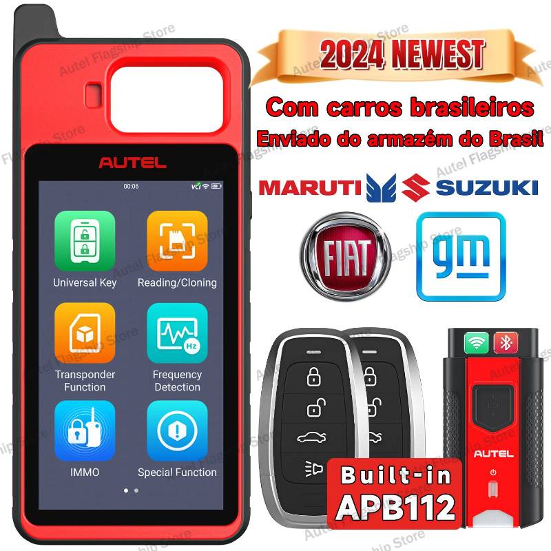 Autel MaxiIM KM100 Universal Key Generator Kit Immobilizer IMMO Learning Tool Lifetime Update Chip