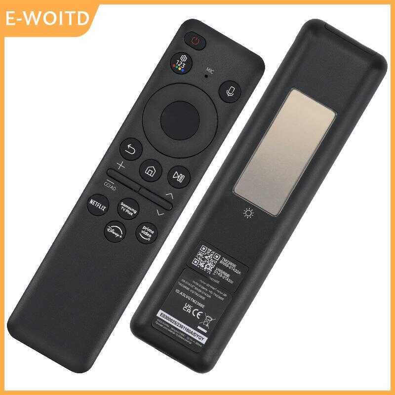 YUWO ใหม่ BN5901432J TM2360E เสียง Solar Cell รีโมทคอนโทรลแบบชาร์จไฟได้สําหรับ Samsung TV Q60C Q70C 