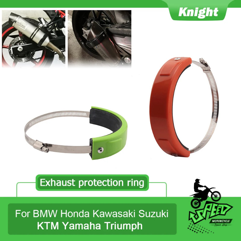 For Kawasaki Z650 Z750 Z800 Z900 Z1000 Z1000SX KX450F  KLX 450R Motorcycle Accessories Oval Exhaust