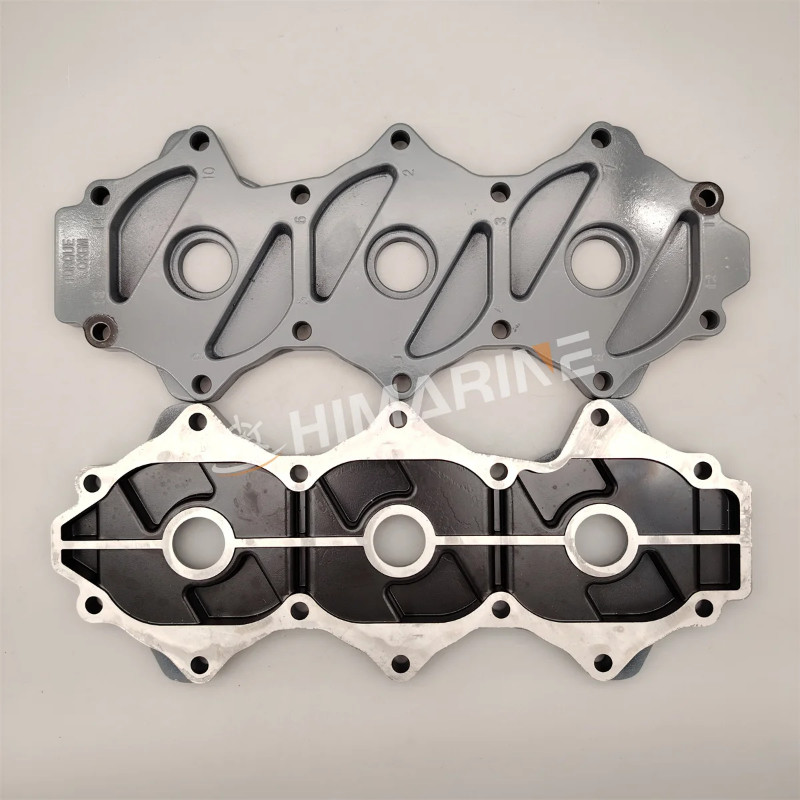 HIMARINE 6H3-11191-00 Cylinder Head Cover For Yamaha Outboard Motor 3 Cylinder 60HP 70HP 6H3-11191-