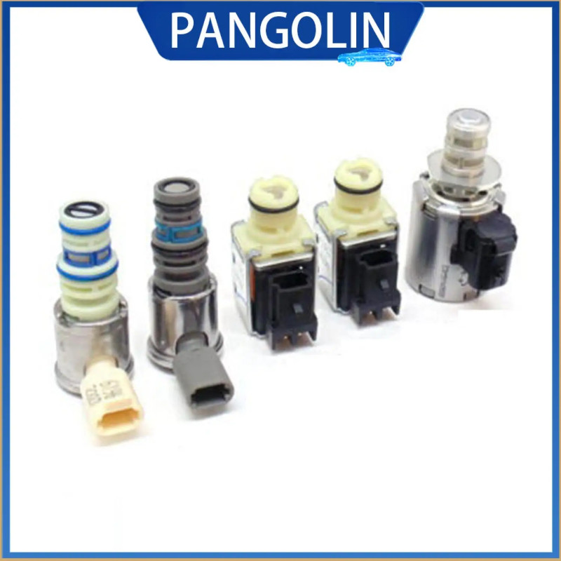 PANGOLIN 4L60E Transmission Solenoid 5Pcs/Kit With TCC And EPC Shift Solenoids For Escalade Astro E