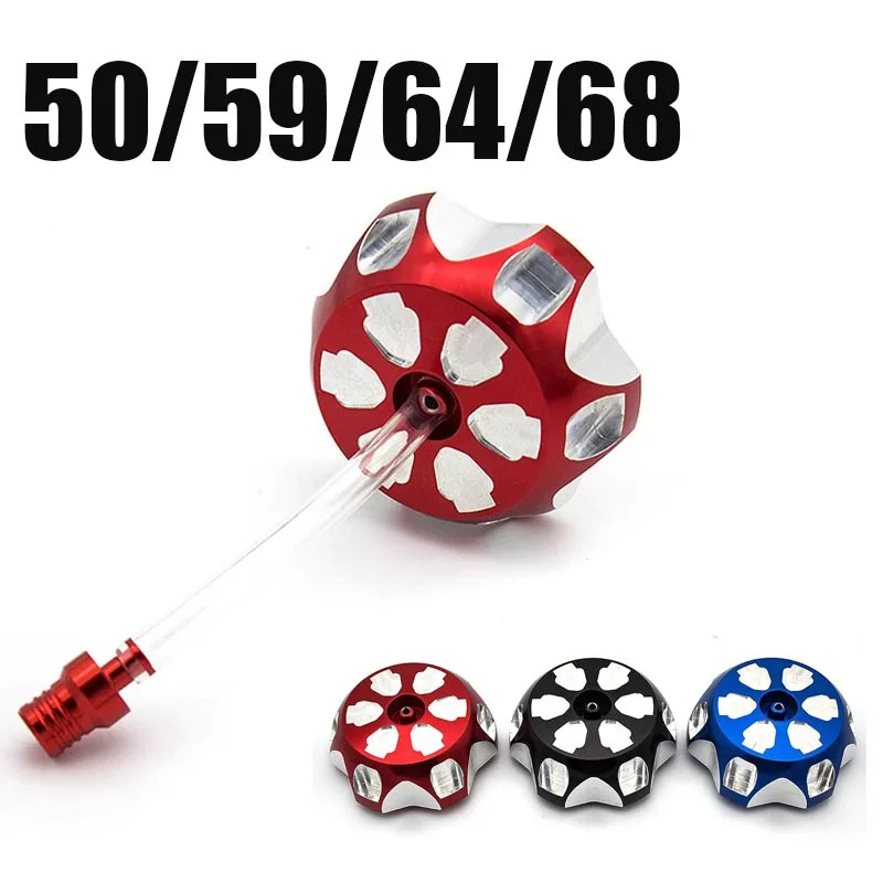 50/59/64/68mm CNC Aluminum Motorcycle ATV Dirt Pit Bike Racing Universal Fuel Gas Cap Oil Tank Cove