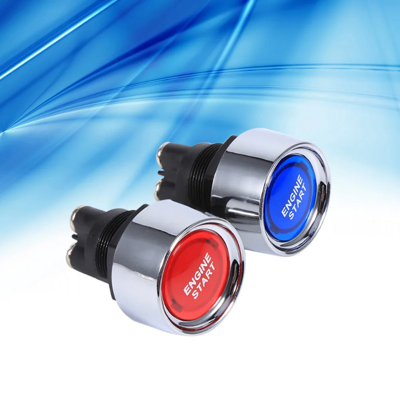 Engine Start Ignition Switch Engine Starter Switch Multifunctional DC 12V 50A Vehicle Car Engine St