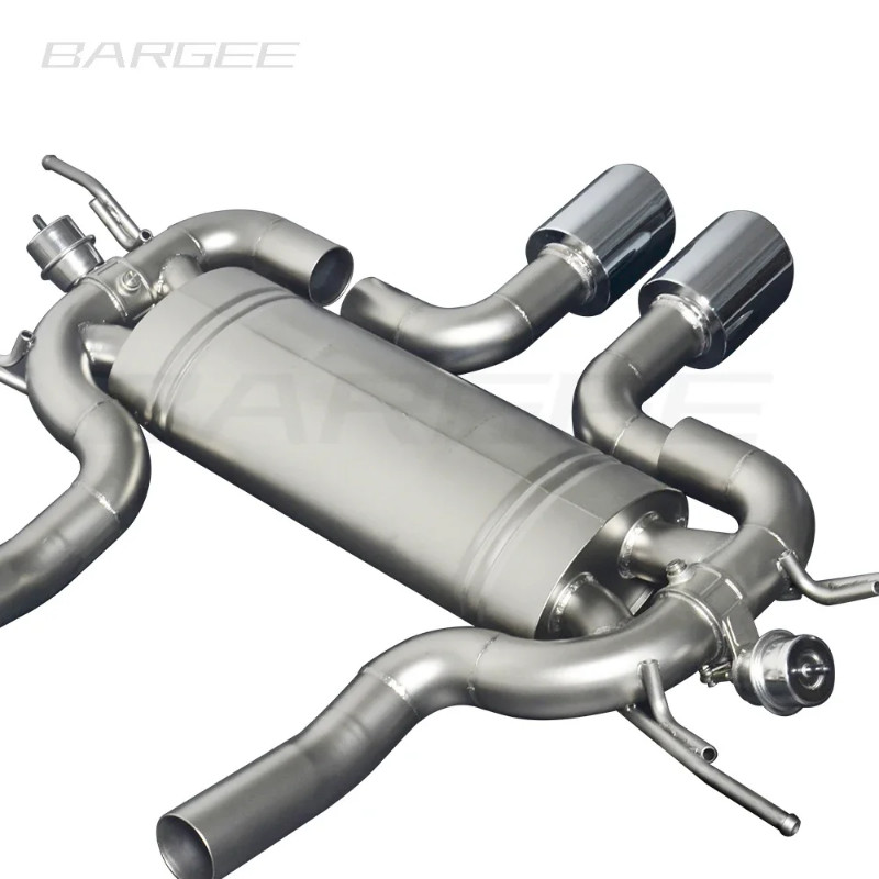 Bargee performance Exhaust Pipes For Jaguar F-TYPE 3.0T 2017-2021 high quality SS304  3" muffler ti