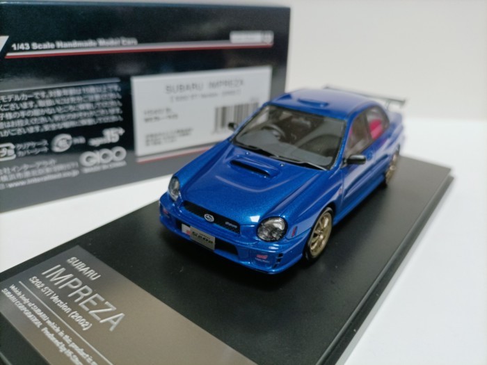 Hi Story 1 43 Subaru STi 2002 สีฟ้า