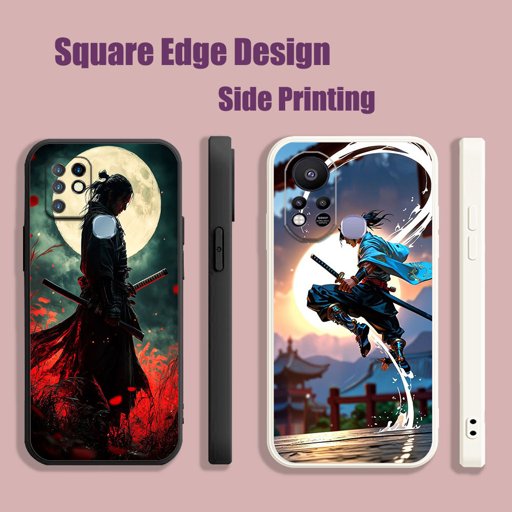 ปลอกสําหรับ Huawei Y6P Y7 Y7A Y6 Pro Honor 50 Lite 2019 last Samurai ยืน Samurai BOQ13 เคสโทรศัพท์ขอ