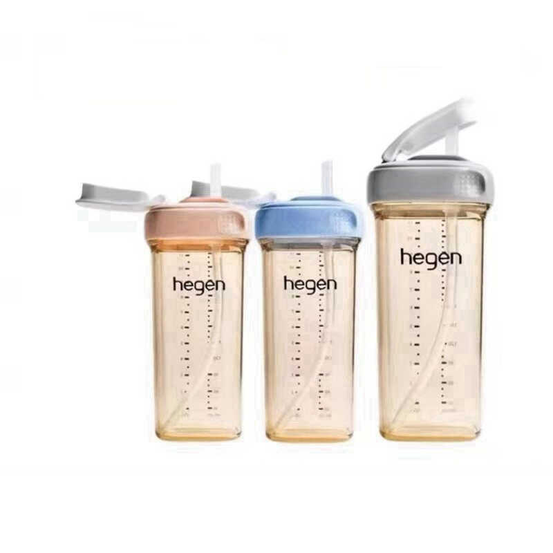 Hegen baby straw PPSU แก้วหัดดื่มสําหรับเด็กวัยหัดเดิน 11oz/330ml