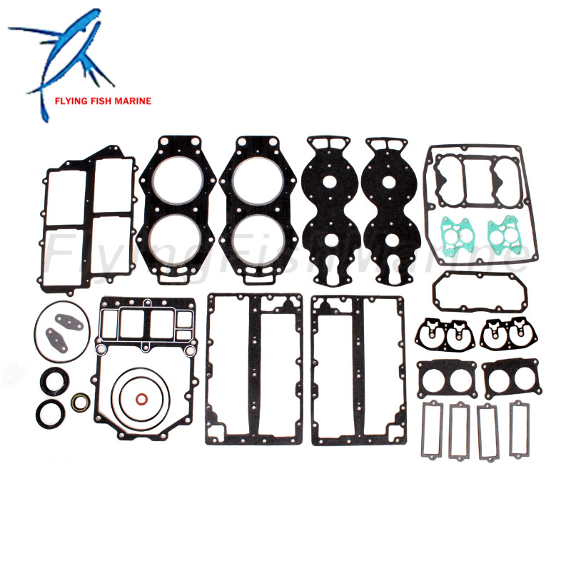 Outboard Motor 6E5-W0001-00/01 6E5-W0001-A3 6E5-W0001-A2/A1/A0 Power Head Gasket Kits for Yamaha V4
