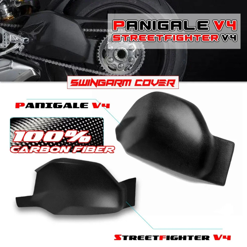 Fit Ducati Panigale V4 R/S Streetfighter V4 V4S SP Motorcycle Carbon Fiber Swingarm Kit Fairing Cov