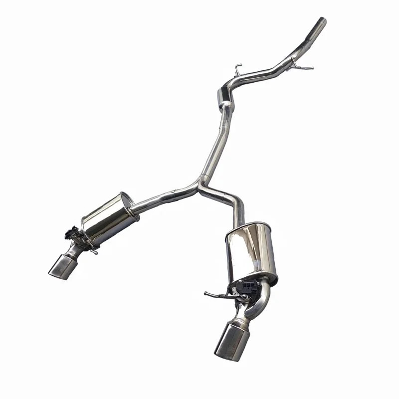 Engine Assembly Parts Exhaust Mufflers Tips Catback Downpipe System for Audi A4 B8 A5 B9