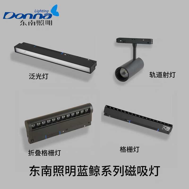 แสงตะวันออกเฉียงใต้โคมไฟแม่เหล็กติดตามแสงห้องนั่งเล่นห้องรับประทานอาหารห้องนอนแสงหลักเชิงพาณิชย์เพดานสายแสงไม่มีกรอบเงาแสง