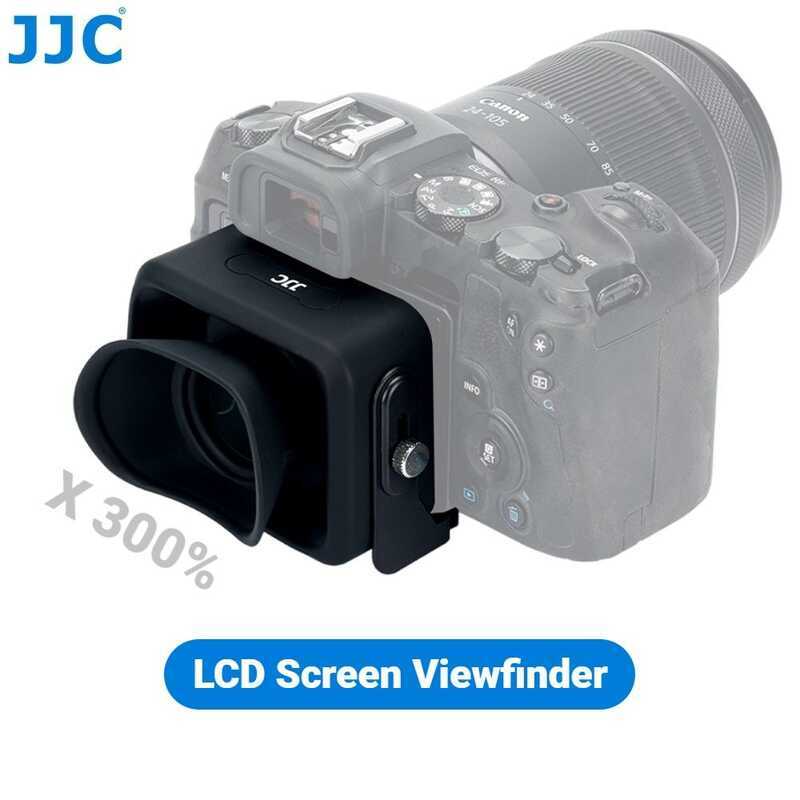 JJC Universal กล้อง LCD ช่องมองภาพ Eyecup 300% ขยายดูสําหรับ Canon EOS R50 R10 R8 R7 R 6D Mark 77D 8