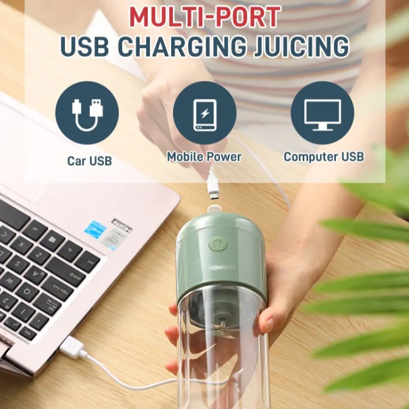 Corded Rechargeable Juicer Mini Portable Juicer Entourage Juice Cup Electric Juicer