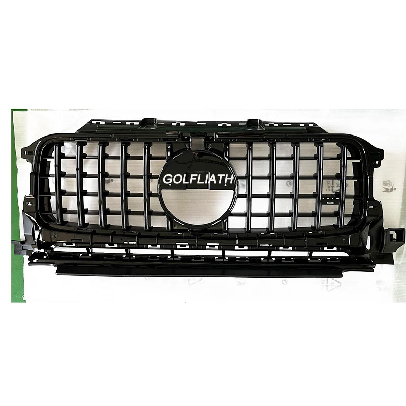 W464 ABS chrome GT R Style Front Grill Grille for Mercedes Benz G Class W464 G300 G350 G500 G550 G6