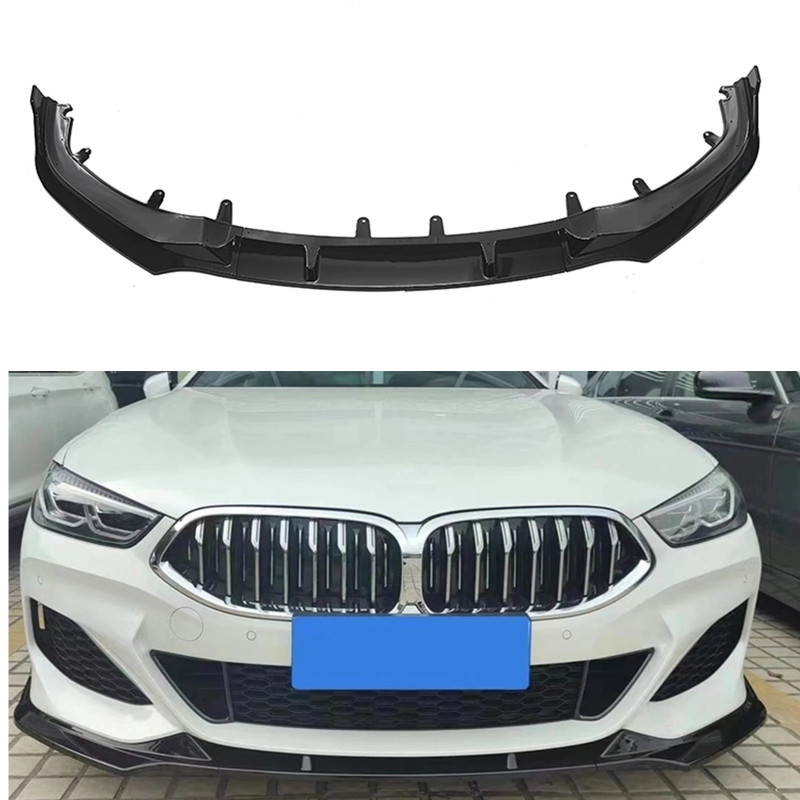 For BMW 8 Series G14 G15 G16 840i 840d 850i M850i M-Sport 2018-2023 Front Bumper Spoiler Lip Gloss