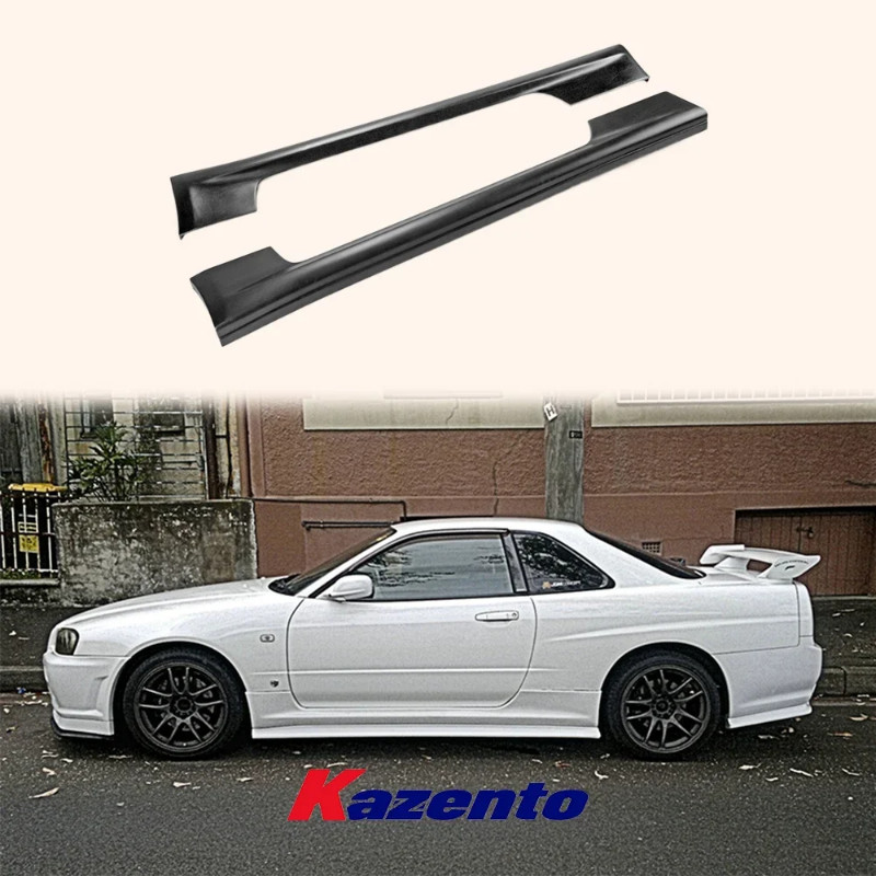 For Nissan Skyline R34 Gtt Esb Style  Side Skirt Fiber Glass