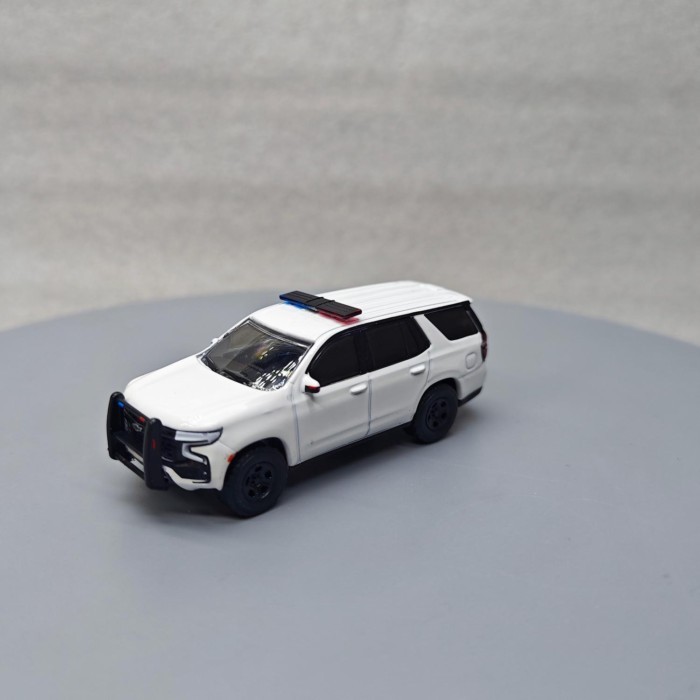 ไฟเขียว 1: 64 Thermal Tracking-2022 Chevrolet Tahoe Police Thermal Tracking Car (PPV) -โมเดลรถรุ่นลิ