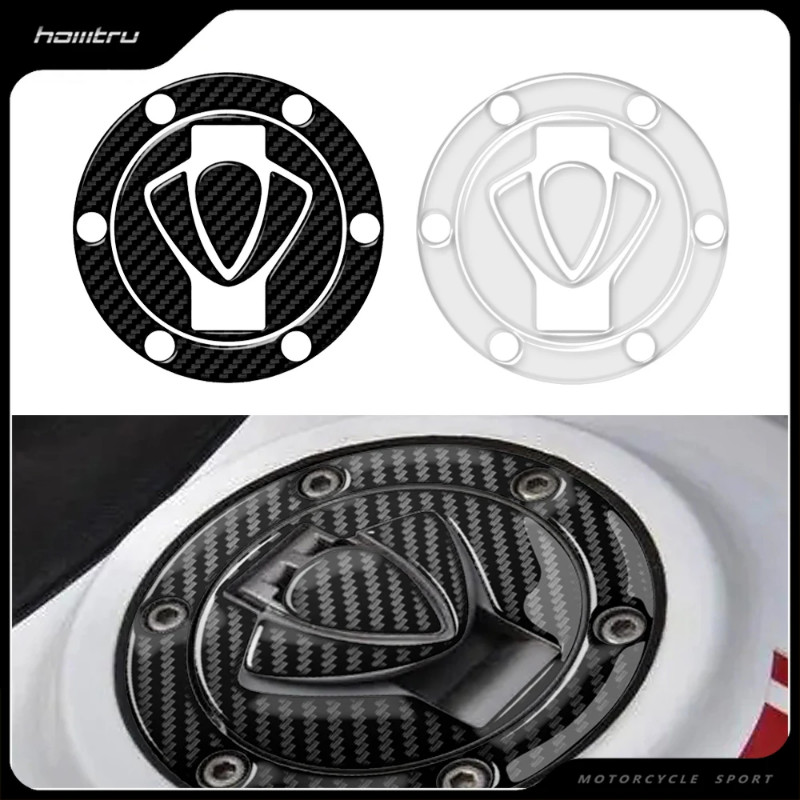 Motorcycle Tank Fuel Cap Protection Sticker for Benelli 300/ 600i/ 899/ 900/ 1300 (6 Holes)