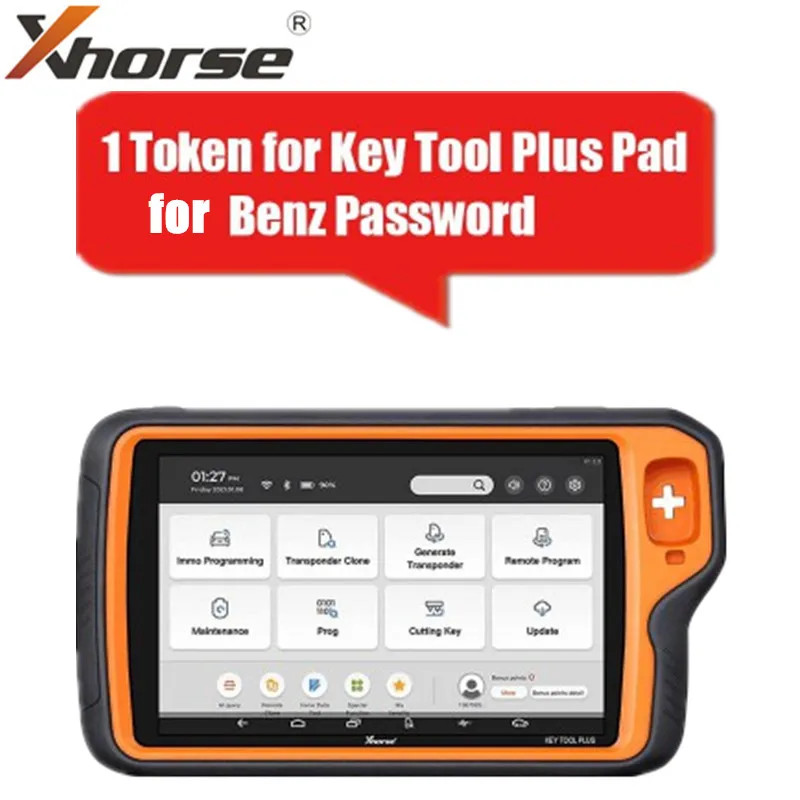 1 Token for Xhorse VVDI Key Tool Plus Pad for BENZ Password Calculation