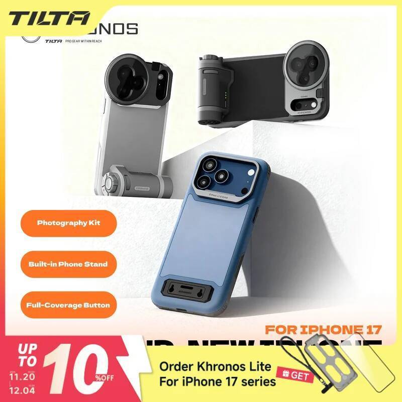 PRESALE TILTA Khronos Lite Series เคสโทรศัพท์สําหรับ iPhone 17/17 Air Ecoระบบเครื่องประดับเคสโทรศัพท