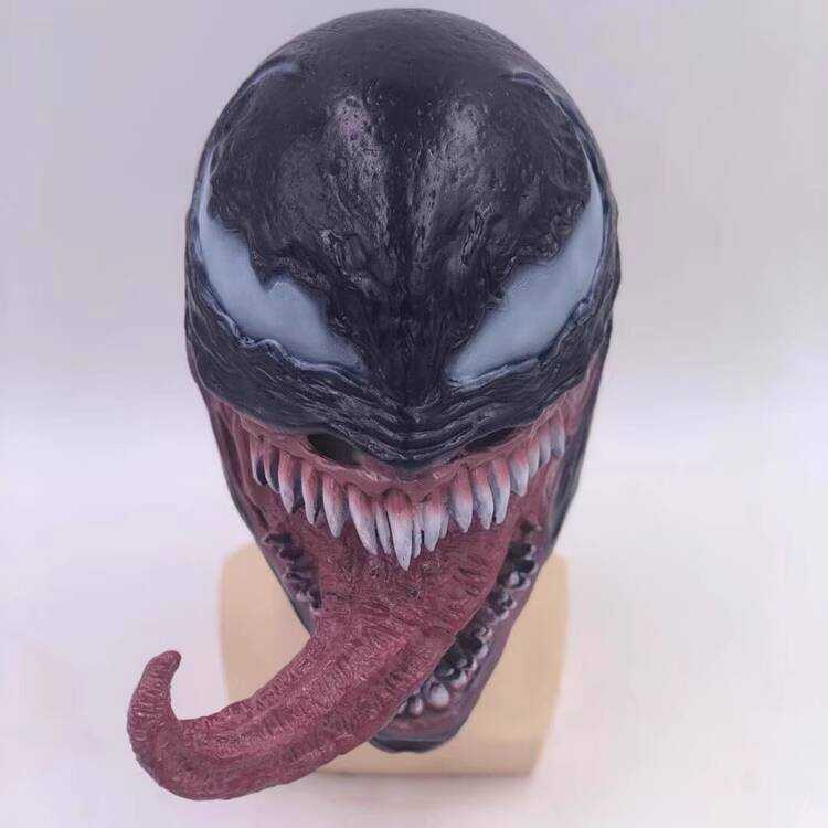 Latex Venom 2 หน้ากาก cospy cospy 4 Hero Headgear ฮาโลวีน Hero Villain Venom