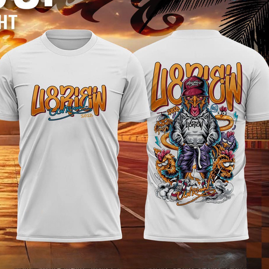 2025 เสื้อยืด OSUKA Apichart Farm U_8_riew พิมพ์ลายรถแข่ง สไตล์เรซซิ่ง แขนสั้น Unisex เสื้อแฟชั่นจาก