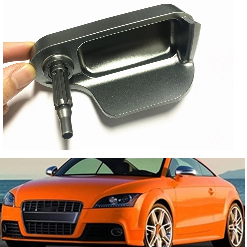 Aluminium Alloy Car Engine Hood Bonnet Release Handle Cover Kit For Audi TT MK2 2007-2014 8J TTS TT